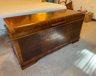 Cedar chest is 46x18x22”