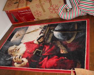 Coca-Cola Santa rug