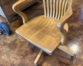 swivel banker's chair