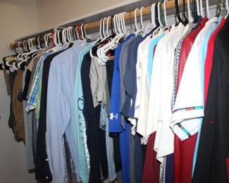 mens shirts and jeans, some women's 