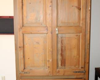 pine armoire