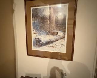 . . . signed wildlife print