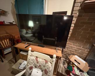 . . . large flat-screen TV