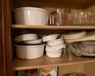 . . . more French White Corning Ware