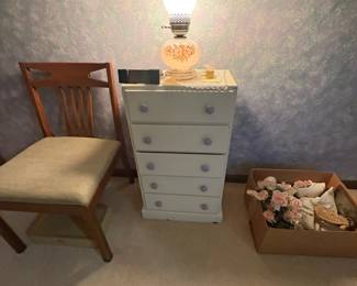 . . . five-drawer dresser