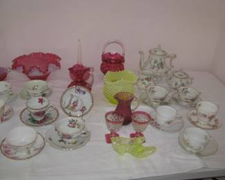 More Fenton,cups/saucers