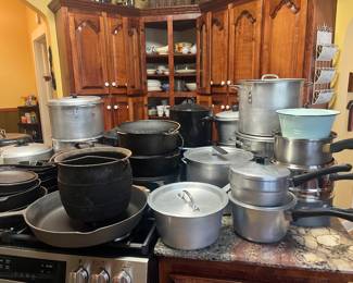 Several nice cast iron pieces