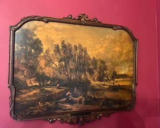 Antique print in beautiful frame 