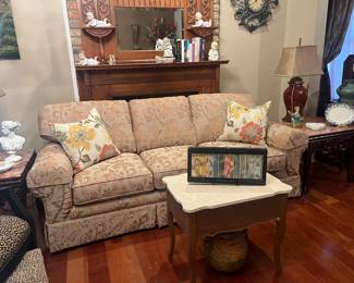 Jaquard sleeper sofa 