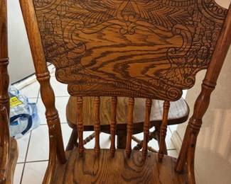 carved high chairs