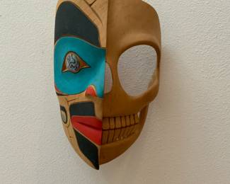 Wooden carved Mask by Artist Tom LaFortune