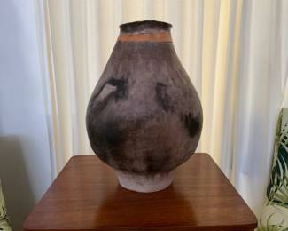 Large Raku Vase
