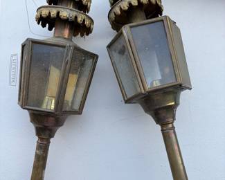 BRASS OUTSIDE LIGHTS