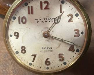 Automobile clock from the turn-of-the-century