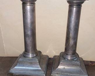 Sterling candlesticks