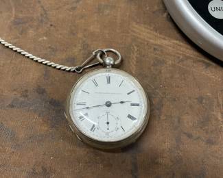 1860s Elgin coin silver pocket watch
