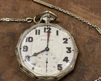 Burlington pocket watch
