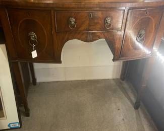 Antique desk, entry console