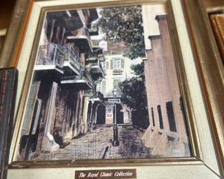 Paul de la Fille print of Pirate's Alley