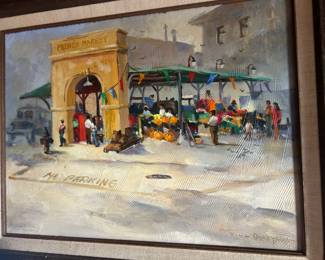 New Orleans French Market by artist Roman Quartana
