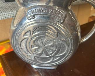Pewter Chivas Regal pitcher