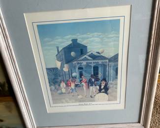 New Orleans shotgun house print