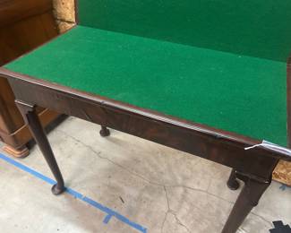 Period George I concertina action games table, c.1725