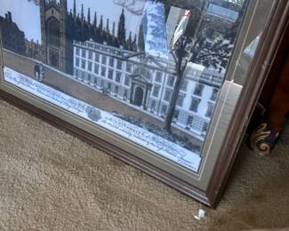 King's College of Cambridge University framed print