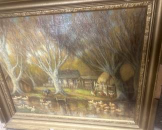 Texas artist Emil Hermann, 15" x 18"