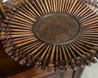 Bamboo circular tray