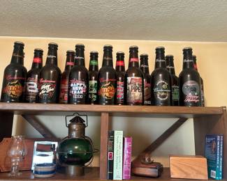 Several early 2000 Budweiser commemorative bottles
