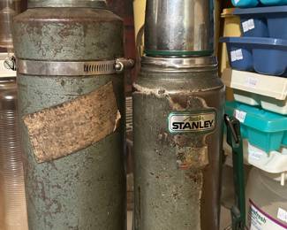 Vintage thermoses 