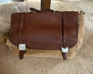 Leather satchel
