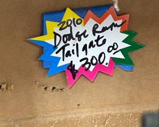 2010 dodge ram solid tailgate 