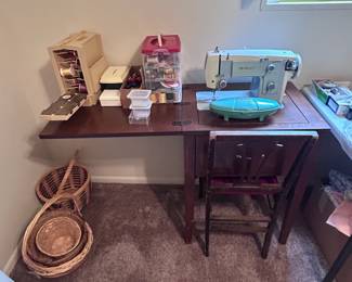 d Sewing Machine and Craft Supplies