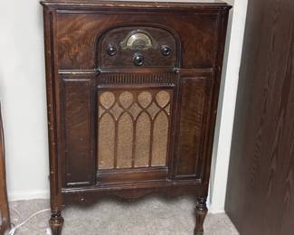 a Atwater Kent Console Radio