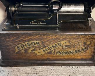 a Antique Edison Home Phonograph