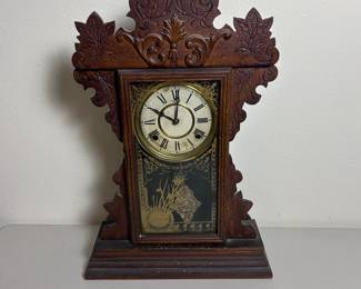 a Victorian Gingerbread Clock