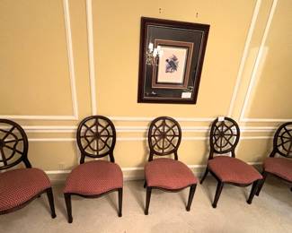 BUY IT NOW! $450.00.  Call Jan at 314 960-5700.        Six Century Furniture Dining Room chairs.