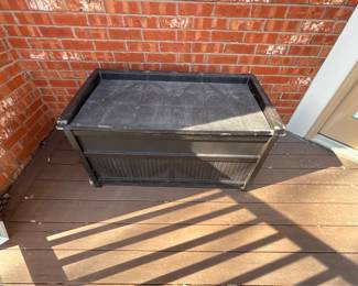 Suncast pation storage box.