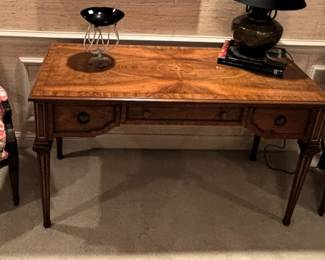 BUY IT NOW! $350.00. Call Jan at 314 960-5700.                   Vintage Henredon writing desk/console.                              50" W x 22" D x 28 3/4" H.     