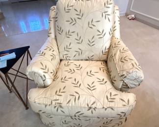 BUY IT NOW! $175.00 each. Call Jan at 314 960-5700. Henredon collection arm chairs, upholstered with Schumacher Fabric. 36" W x 40" D x 34" H.