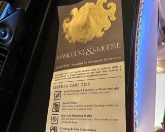 BUY IT NOW! $395.00. Call Jan at 314 960-5700. Hancock & Moore Burgundy Leather Tufted Office Chair