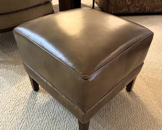 BUY IT NOW! $150.00 each. Call Jan at 314 960-5700. Pair of Ethan Allen leather ottomans. 20" x 20" x 17" H.