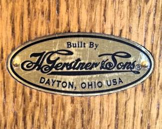 BUY IT NOW! $575.00. Call Jan at 314 960-5700. H. Gerstner, Dayton, OH. Six drawer leather handled box. 8" W x 15 1/2" D x 12" H.