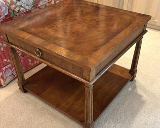 BUY IT NOW! $125.00. Call Jan at 314 960-5700. Heritage end table. 26" x 26" x 20 1/2" H.