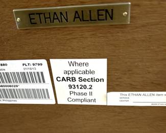 BUY IT NOW! $195.00. Call Jan at 314 960-5700. Ethan Allen Four panel glass/rattan coffee table. 52" W x 40" D x 17" H