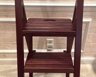 BUY IT NOW! $95.00. Call Jan at 314 960-5700. Frontgate Library Ladder.