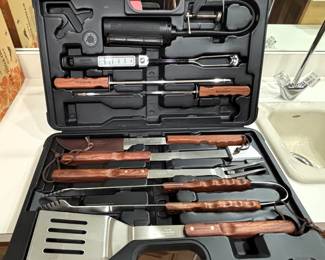 Brookstone Professional Barbecue tool kit.