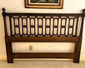 BUY IT NOW! $175.00. Call Jan at 314 960-5700. Regency style Queen size headboard. 60" W x 44" H.